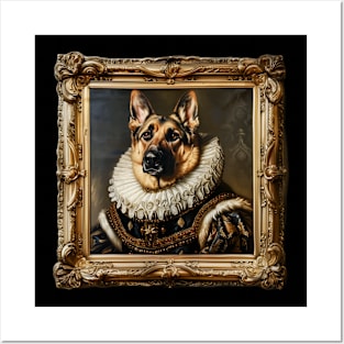 Renaissance German Shepherd Posters and Art